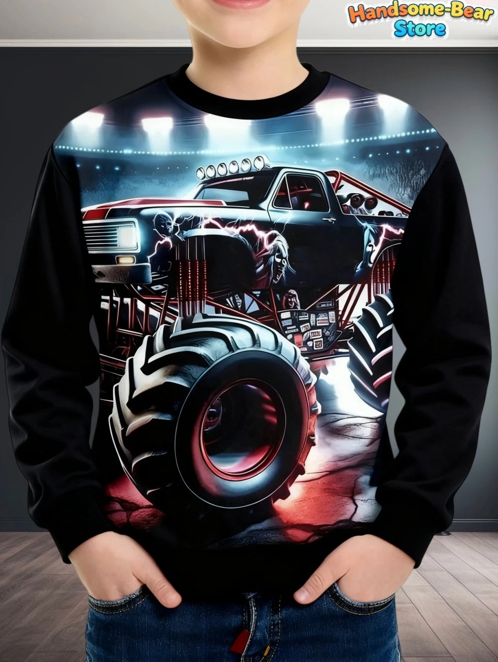 Kids Clothes Boys Sweatshirt Long Sleeve Stylish Car Racing Graphic Children Hoodies Autumn Casual Streetwear Loose Boys Clothes