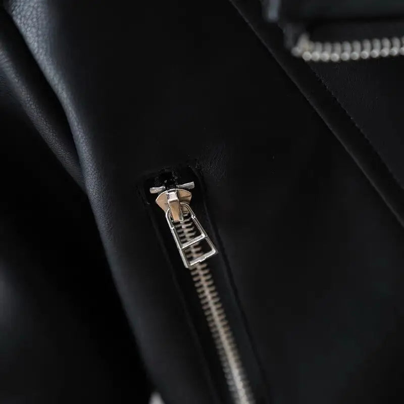 Boys Pu Leather Jackets Spring Autumn Children Handsome Outerwear Kids Zipper Trends Coats Baby Classics Clothes 2-8 Years