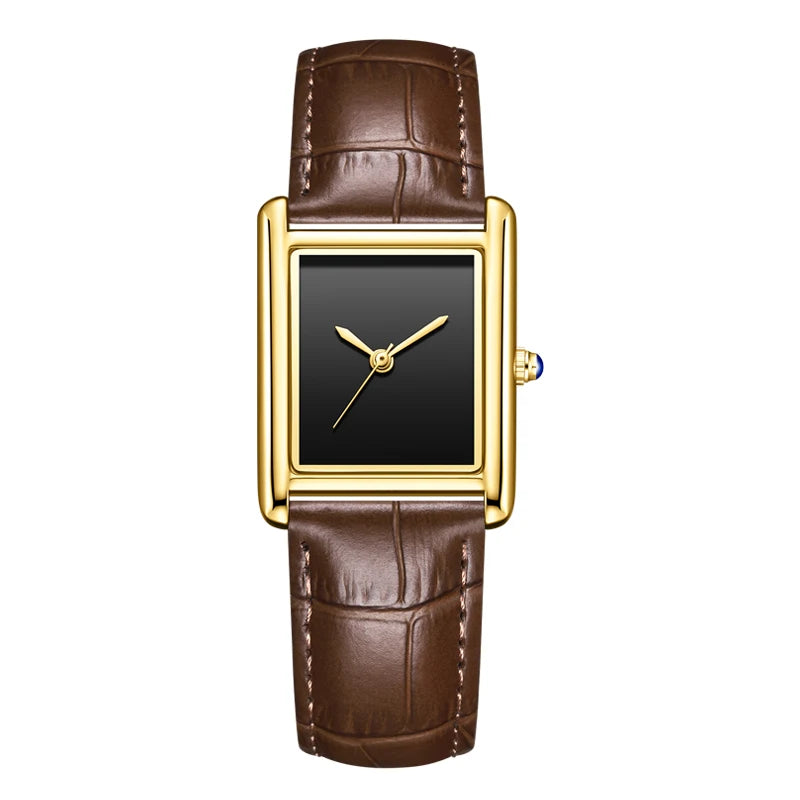 Reloj Top Brand Couple's Watches for Men and Women New Fashion Leather Strap Waterproof Quartz Wristwatch Gifts Drop Shipping