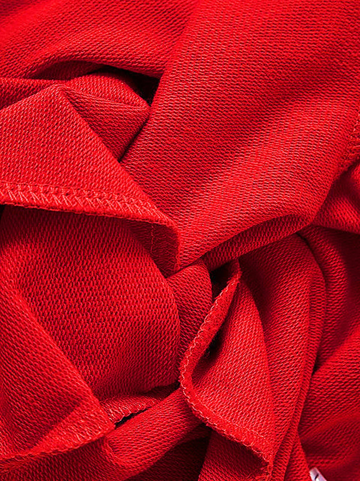Kids Red Jogger Pants Elastic Waist Side Pockets Four Seasons Boys Girls Casual Sweatpants Toddler Daily Outdoor Long Trousers