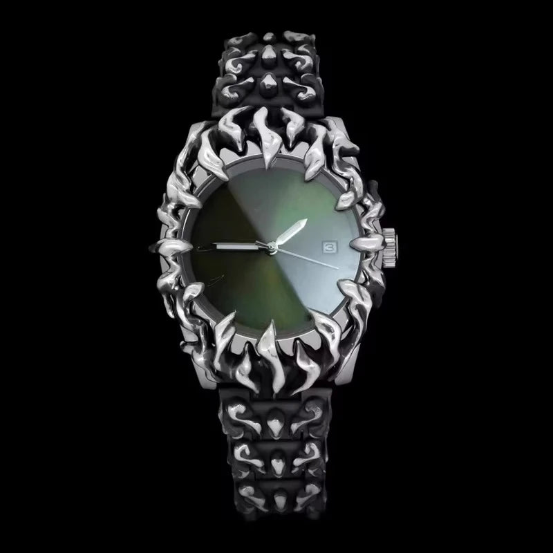 fashion heterosexual claw watch alabaster style retro Y2K European American watches special shaped advanced ins niche watches
