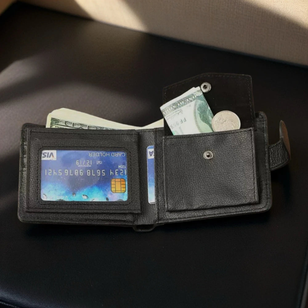 Leather Wallet for Men Credit/Debit Card Slots Wallets Men Suitable for Daily Casual and Business Use for Daily Casual  Business