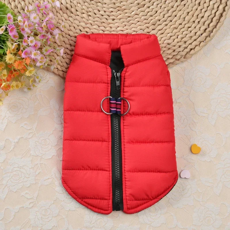 Winter Warm Pet Clothes For Small Dogs Windproof Pet Dog Coat Jacket Padded Clothing for Yorkie Chihuahua Puppy Cat Outfit Vest
