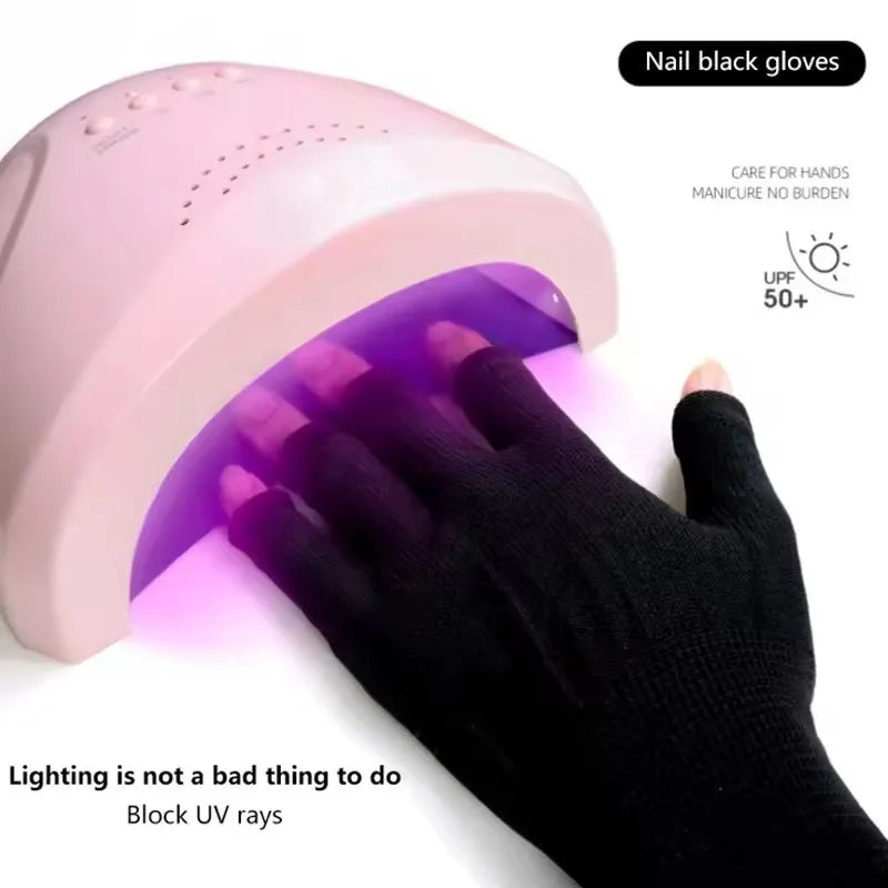 1 Pair Men's and Women's Multifunctional Half Finger Gloves Wear Resistant Knitted Wrist Protection Gloves