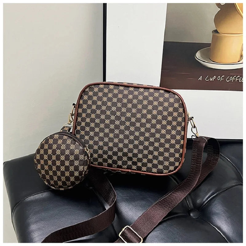Vintage Fashion Handle Handbag Women Solid Soft PU Leather Women Shoulder Bag New Casual Designer Women Crossbody Tote Bag