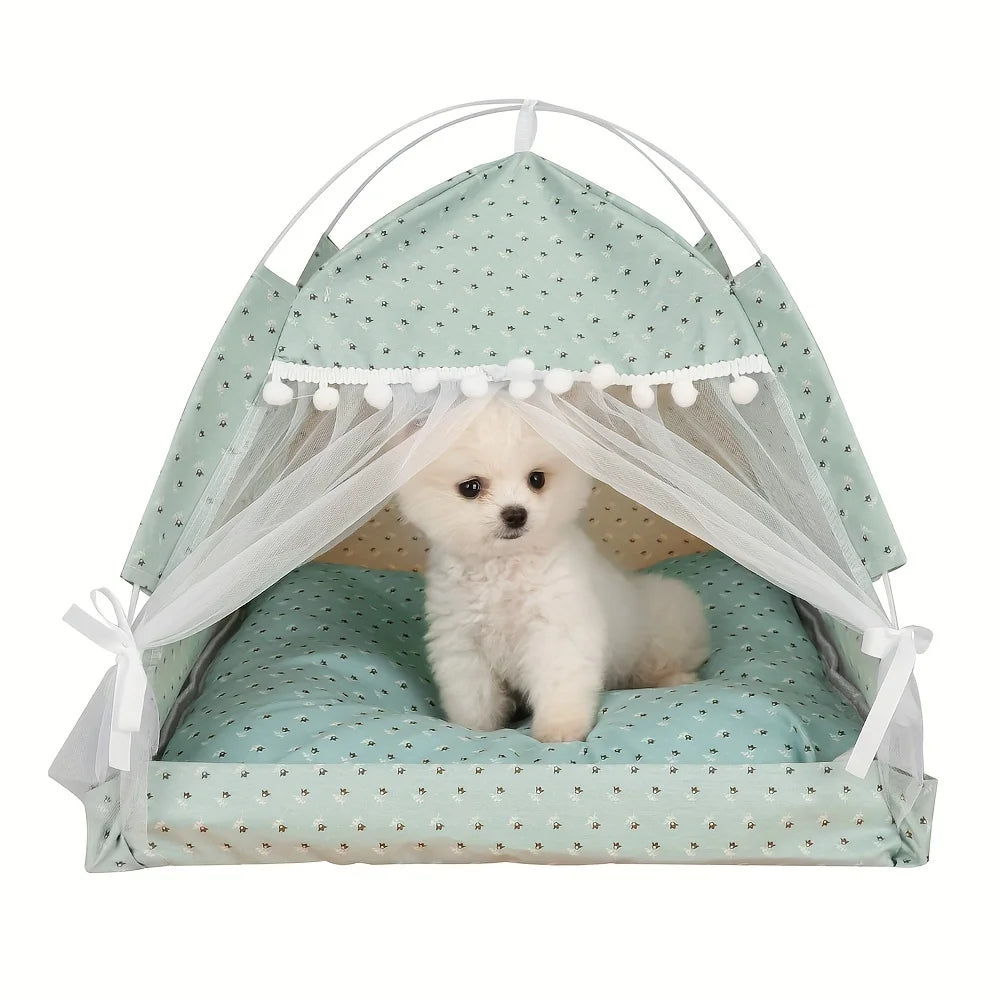 Pet Tent Bed Cats House Supplies Products Accessories Warm Cushions Furniture Sofa Basket Beds Winter Clamshell Kitten Tents Cat