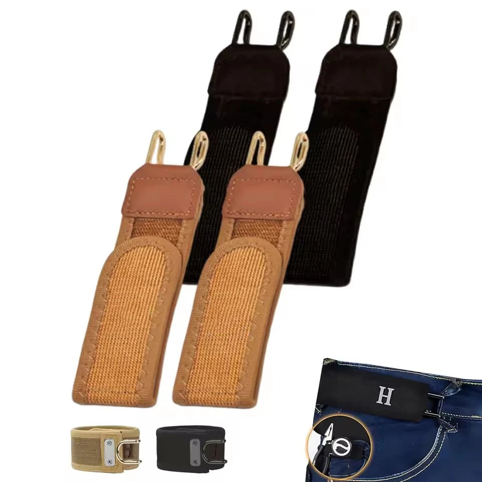 Buckle Free Waist Belts Men's Ultra-soft No Buckle Elastic Belts Fashion Comfortable Stylish Belt Loop Buckle-Free Belt Unisex