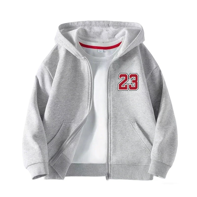 Children Spring Autumn Zipper Hoodies Coat Boys Age 5-12 Leisure Tops Kids Boy Fashion New York City Cardigan Jacket