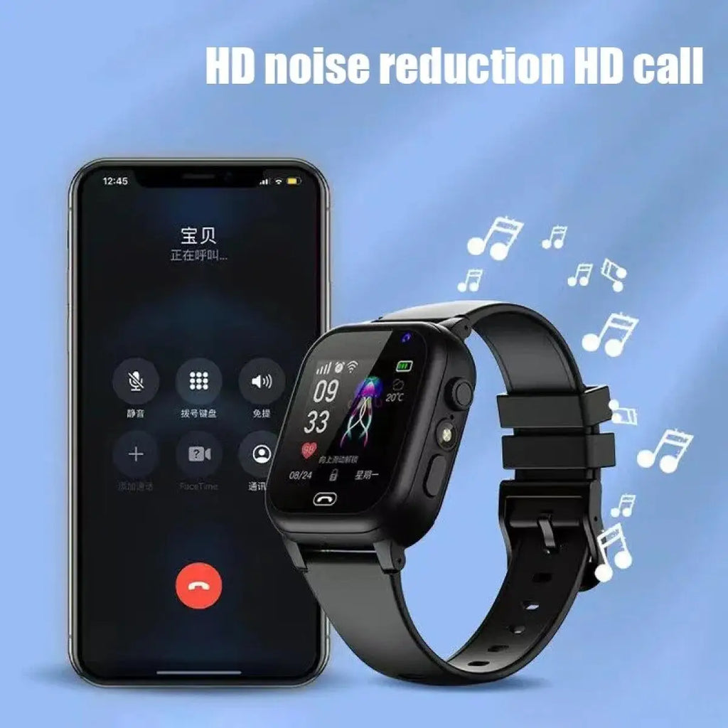 Kids Smart Watch 4G Multifunctional Waterproof SOS GPS Location Camera Call Sim Card Child Gifts Sports Digital Watches Tracker