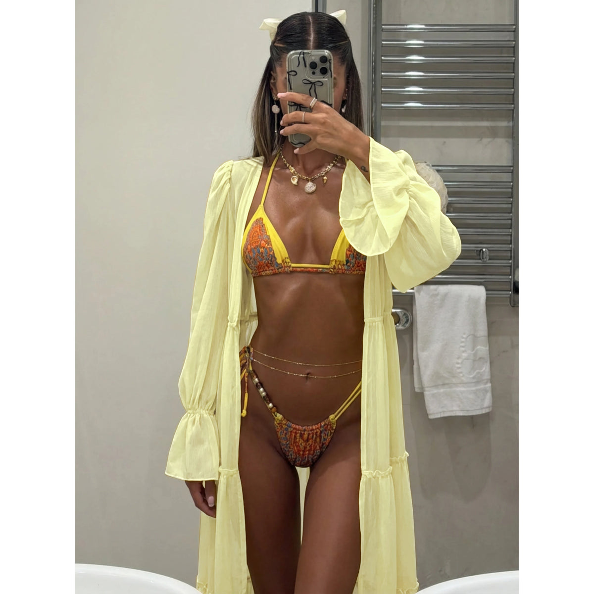 3pack Bikini Swimsuit with Cover Up kimonos Swimwear Women Sexy Print Bathing Suit Bandage Bikini Set Swimming Suits Biquini