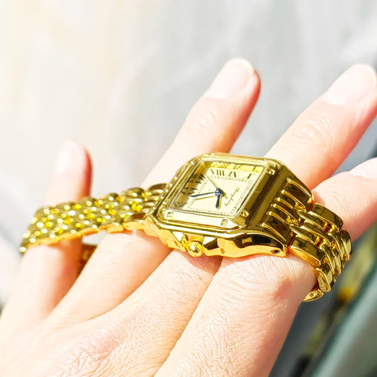 Women Watch Square Simple Design Men Quartz Watch Fashion Diamond Stainless Steel Women's Watch Diamond Bracelet