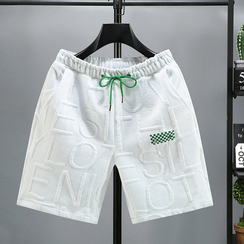 New Fashion knitted Shorts Men Comfortable Elastic Waist Clothing Male Breathable Short Trousers plus size