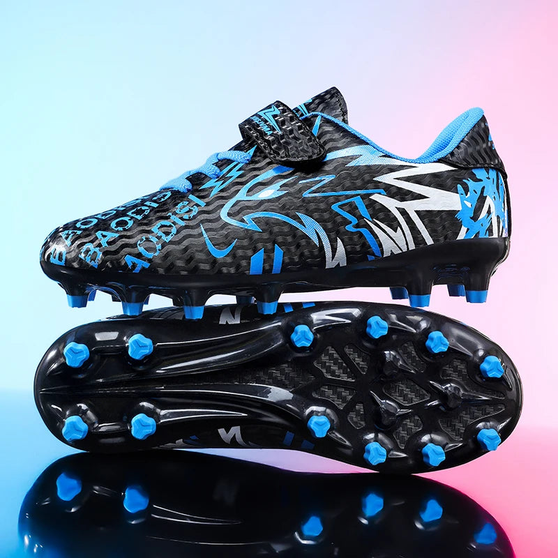 New Men Kids Soccer Shoes Non-Slip Football Boots Ultralight Cleats Match Grass Boys Professional Training Shoes Drop Shipping