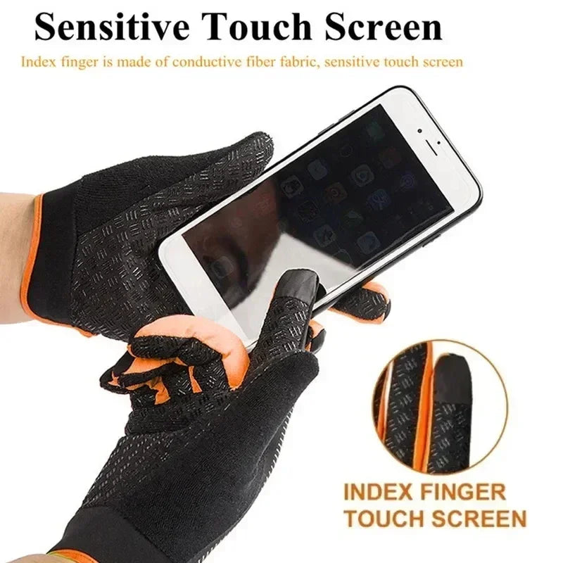 M/L/XL Men Cycling Gloves Full Finger Touch Screen Motorcycle Bicycle Mtb Bike Gloves Gym Training Outdoor Fishing Hand Guantes