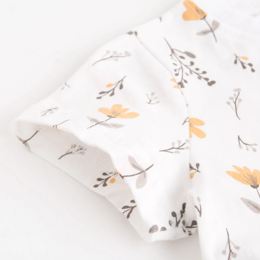 Baby Kids Dresses Short Sleeve Summer Sweeet Flower Clothing Cotton Children Girls Dresses