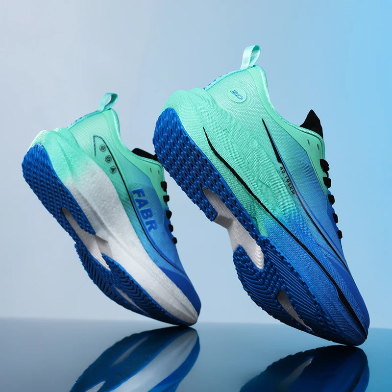 Marathon Sports Men Running Shoes Carbon Board Speciality Breathable Lightweight Women's Comfortable Athletic Nonskid Sneakers