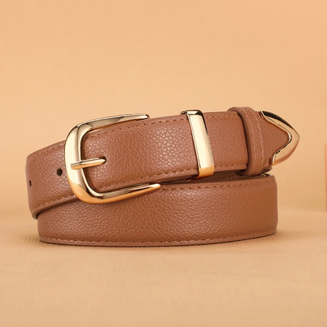 New Women Belts A Solid Color Casual, Retro and Elegant PU  Jeans and Coats Belt, Suitable for All Four Seasons Unisex Belts