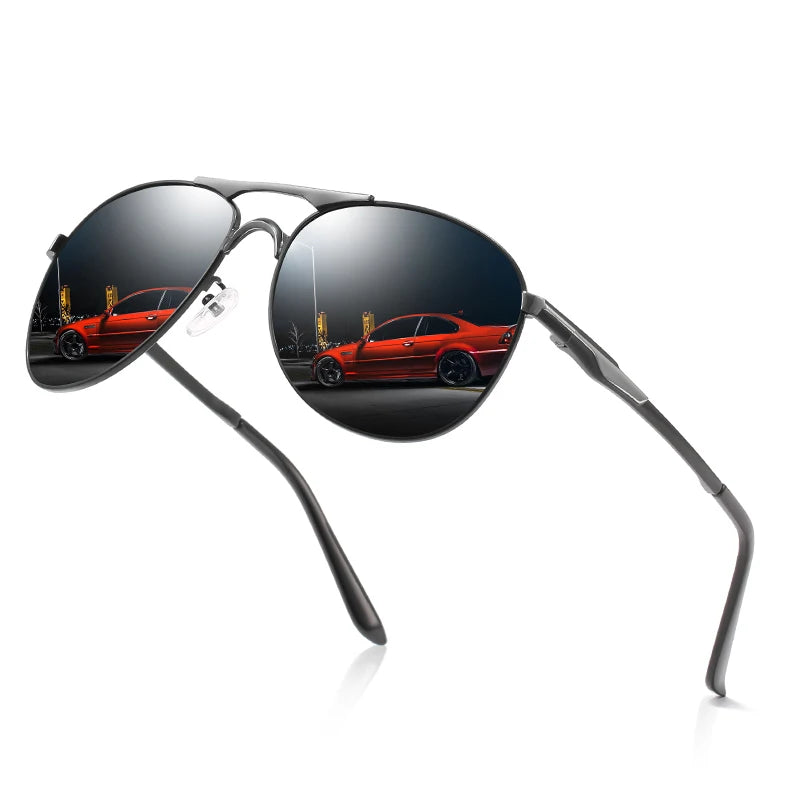 Sunglasses For Men Women Metal Frame Pilot Glasses Male Fashion Driving Sun Glasses Brand Design Eyewear Shades