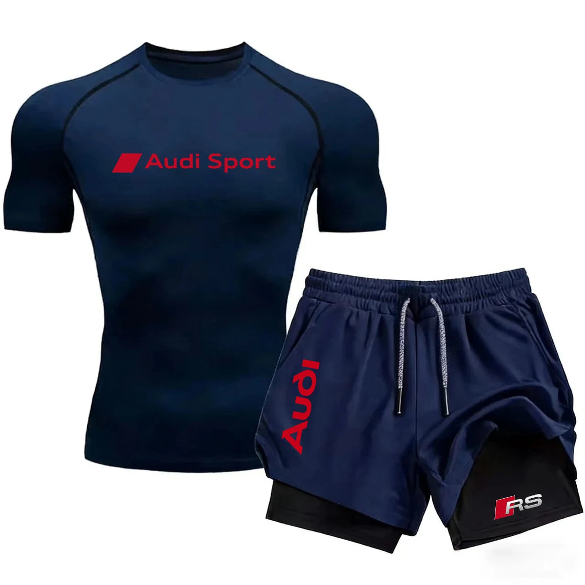 Men's Tight Sports Outfit Suit - Quick-Drying Sports Clothing - Fitness Running - Gym Fashion Sports Outfit - Training Sports Ou