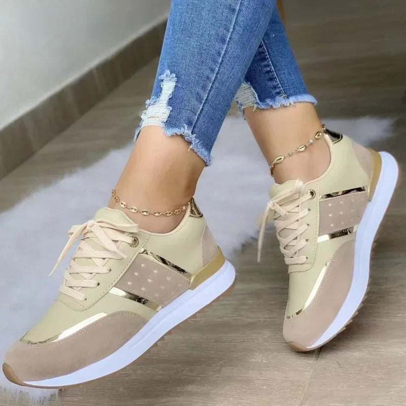 Brand Women Sneakers Comfortable Platform Shoes Female Fashion Large Size Casual Sport Shoes 2025 New Outdoor Women Running Shoe