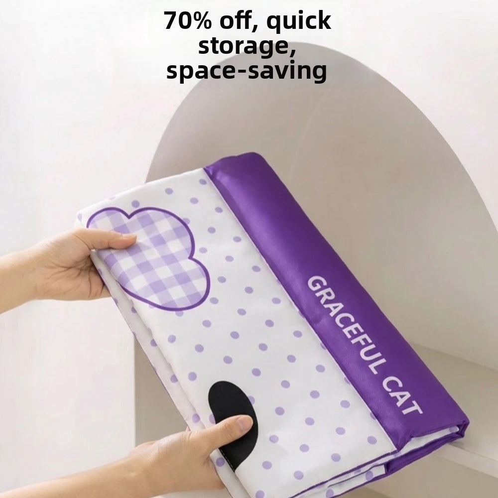 Pet Bed Breathable Pet Cooling Mat Waterproof Soft Ice Silk Cold Mat Portable Folding Pet Cold Bed Kennel