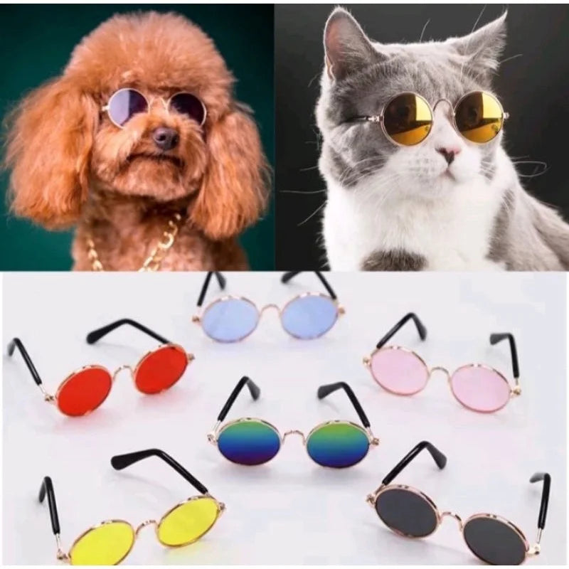 Pet Accessories Cat Glasses Non-slip Kitten Glasses Small Dog Sunglasses Puppy Kitty Cat Sunglasses Cosplay Costume Photos Props