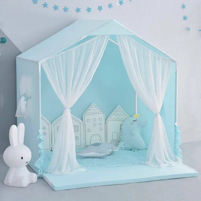 Cute Pet Cat Bed Detachable Pink Cat Tent House Dog Bed Comfortable Indoor Kitten Princess Mattress Dog Kennel Pets Supplies