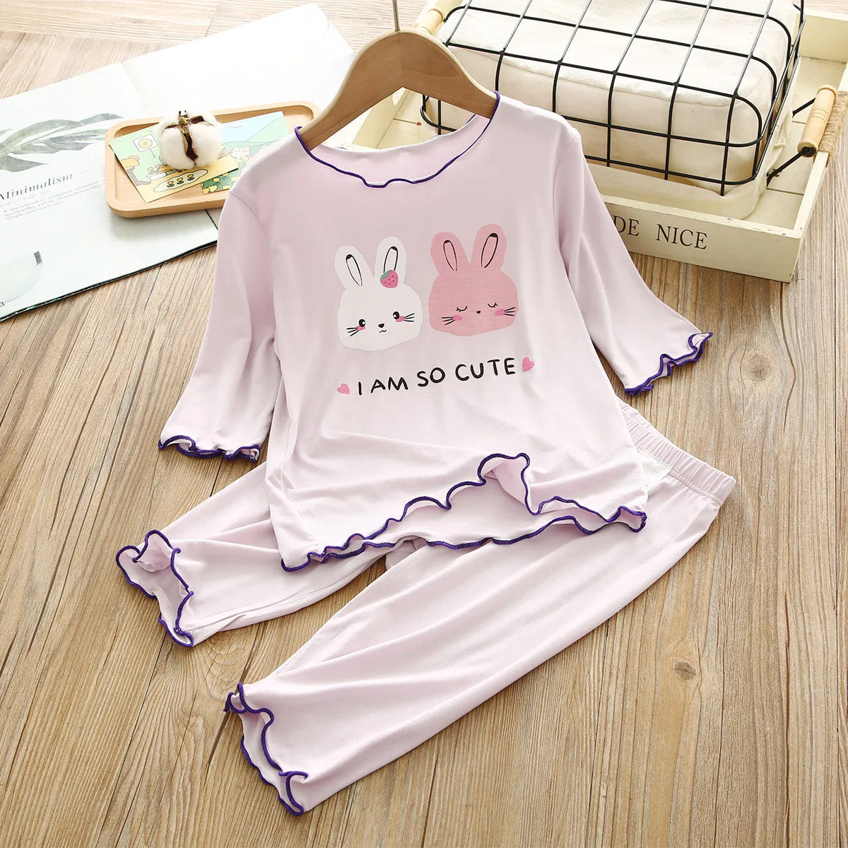 Kids Set Women Pajama Girl Women's Pajamas for Teen Girl Girl's Summer Pajamas Child House Clothing Girls Pyjama Set Loungewear