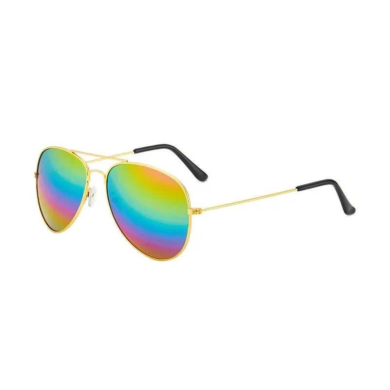 Metal Children Sunglasses Vintage Square Sun Glasses Outdoor Cute Girl Boy Fashion Glasses Protection Classic Kids Sunglasses