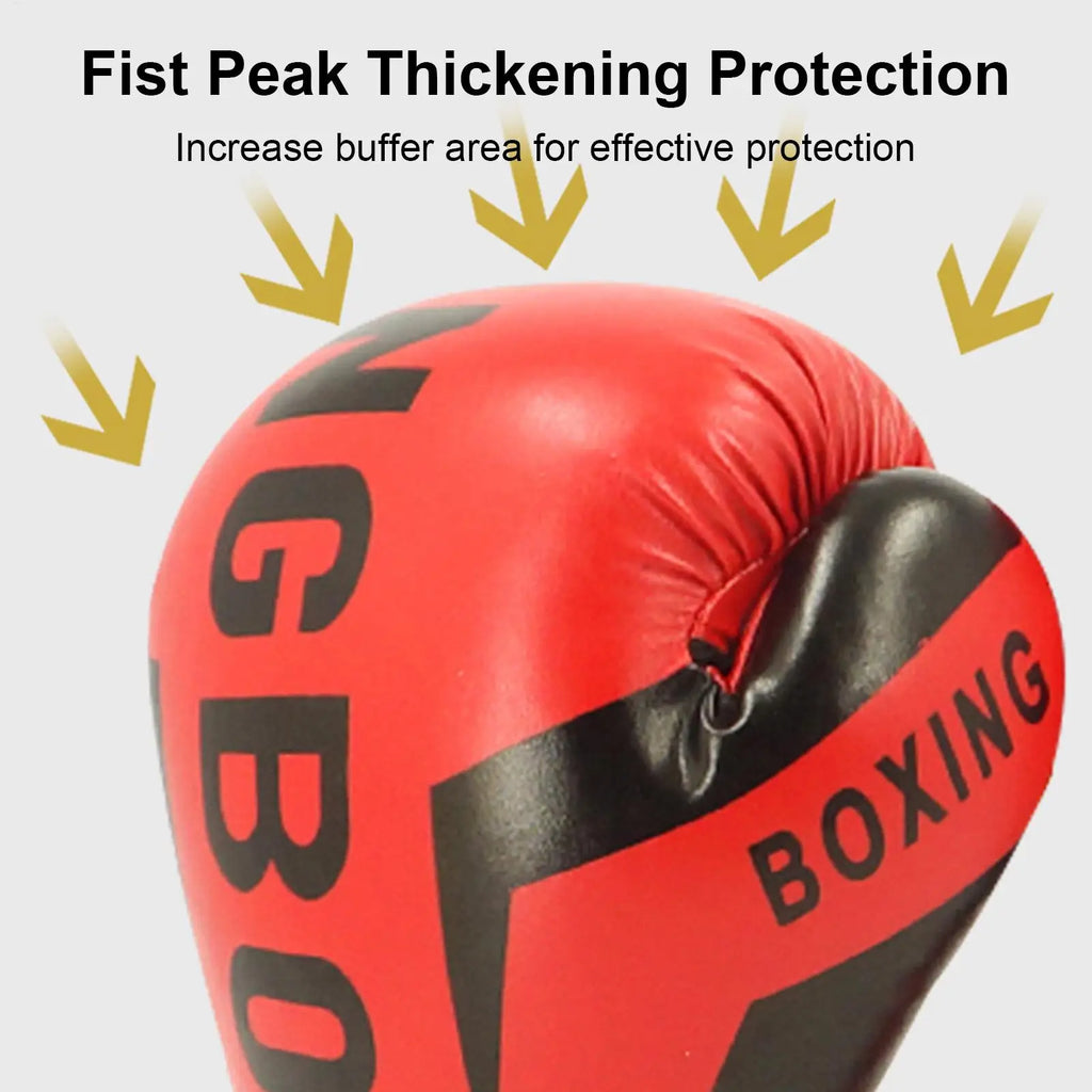 1 Pair Kids Boxing Gloves Children Punching Training Gloves Workout Fighting Exercise Mitts Wrestling Training Fitness Gloves
