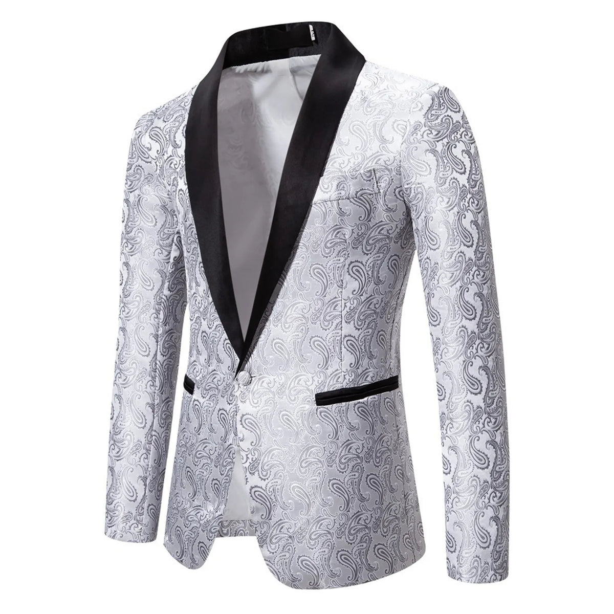 Mens Business Dress Wedding Banquet Casual Suit Jacket Vintage Outerwear Slim Button Pocket Classic Suit Jackets Ropa Hombre