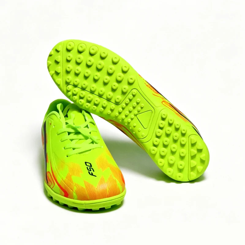 Mens Soccer Shoes Boys Training TF/FG Outdoor Sport Football Boots Adult Long Spikes Non Slip Match Soccer Cleats
