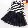 Kid Tulle Dress Toddler Girl Dress Baby Girl Clothes Long Sleeve Elegant Girl Princess Costume Casual Outfit Wedding Dress A841