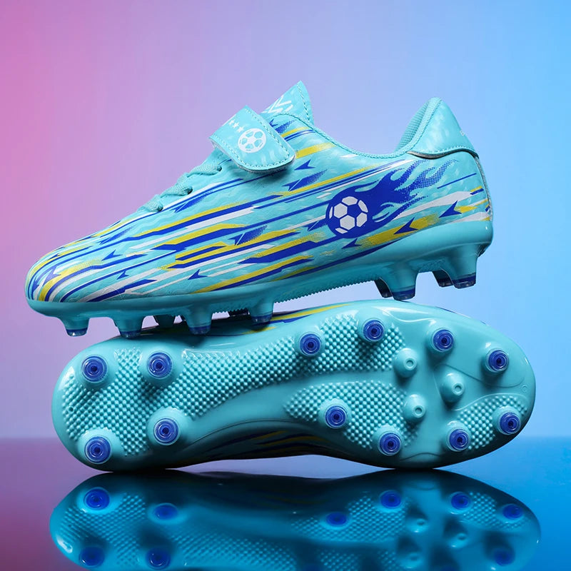 New Kids Professional Soccer Shoes TF Indoor Men Football Field Boots Original Football Shoes Society Cleats Grass Training Fast