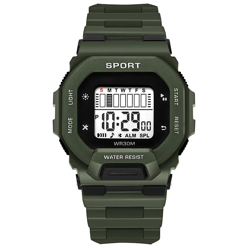 Sports Children Watches for Student Electronic LED Women Men Watch Kids Gift Multi-functional Week Display Digital Clock