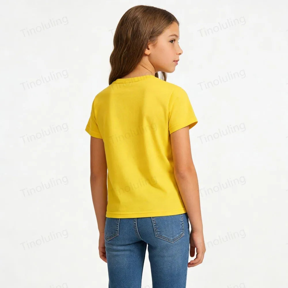 13 Colors Kids Tshirts Plain Boys Tee Shirts Cotton 100% Toddler Girl T Shirt Teen Summer Clothes Cute Blue Yellow Red Tshirt