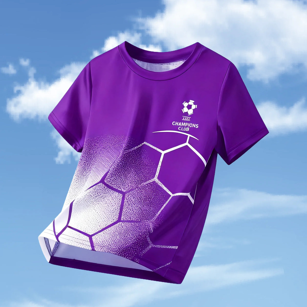 Kids Clothes Football Jersey Short Sleeve T-Shirt Boys Girls Clothes 2-14y Outdoor Quick Drying Soccer Shirt Casual Children Top