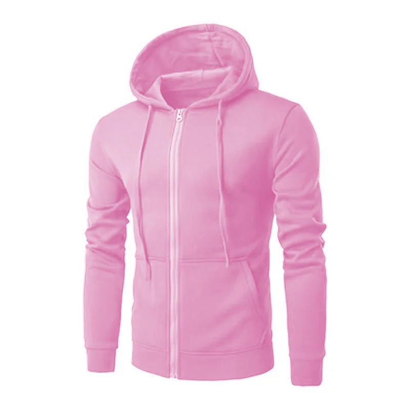 spring autumn Men Sweatshirts Long Sleeve Hoodie Zipper cardigan Male/woman Hoodies Sweatshirt Slim Fit Hoodie Male Clothing