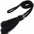 Women 160cm Bow Dress Waistband Tassle Waist Chain Braided Belts Tassles Belts Waist Rope