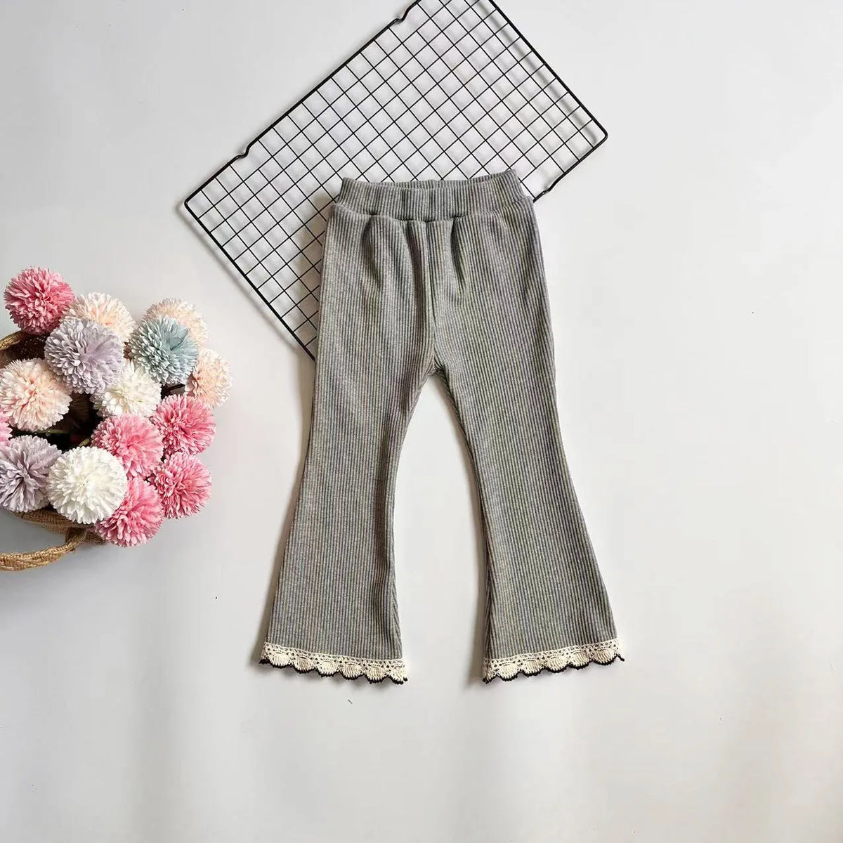 0‑6Y Children Kids Pants Girls Boys Cotton Leggings High Waist Big PP Pants Spring Autumn Casual Soft Fashion Long Trousers