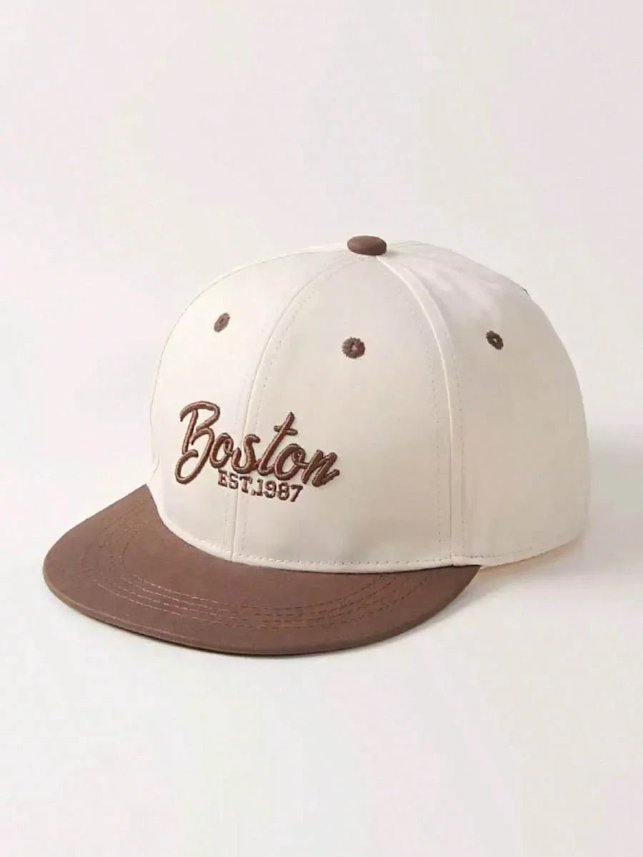 3-8YBoys' Hats, Children's Baseball Caps, Girls' Duck Tongue Sun Hats, Boys' Hip-Hop Flat-Brimmed Hats, Babies