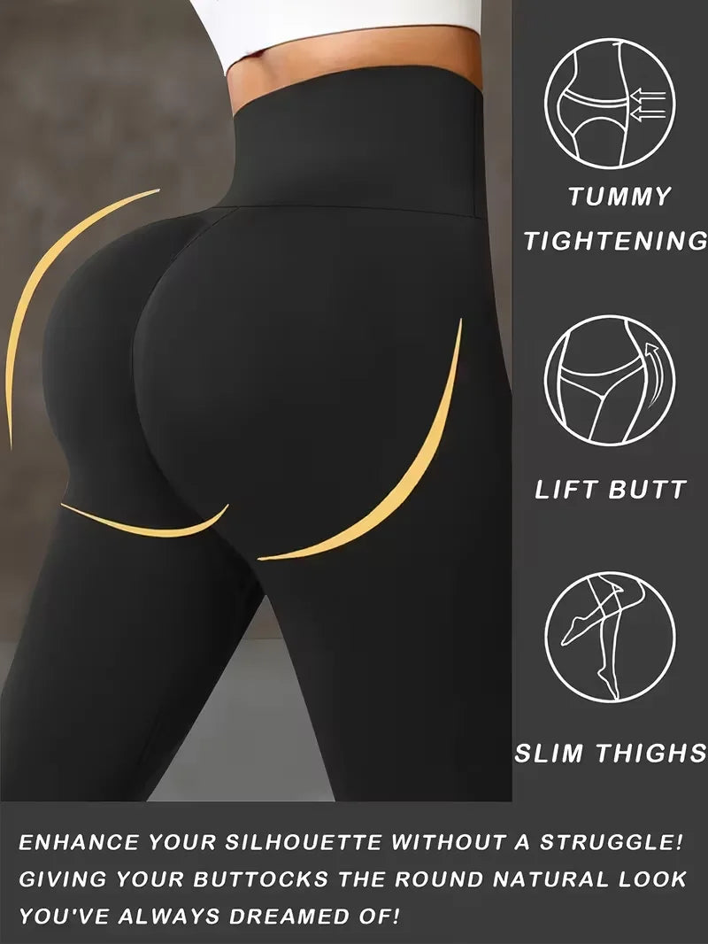 Womens Sports Yoga Leggings High Waisted Butt Lifting Stretchy SweatpanT Ideal for Running Gym Workout Premium Athletic Leggings