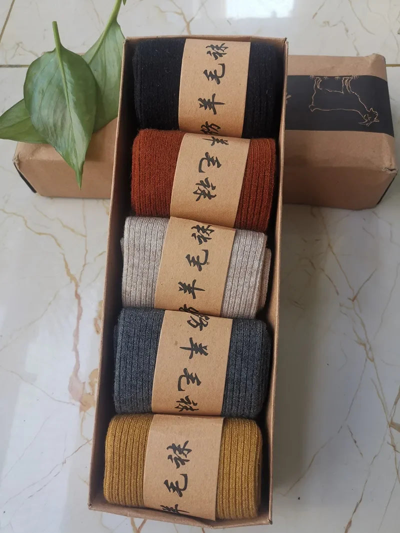 Socks For Women 2024 Autumn Winter Solid Color Warm Breathable Women's Socks Long Fashion Casual stockings women