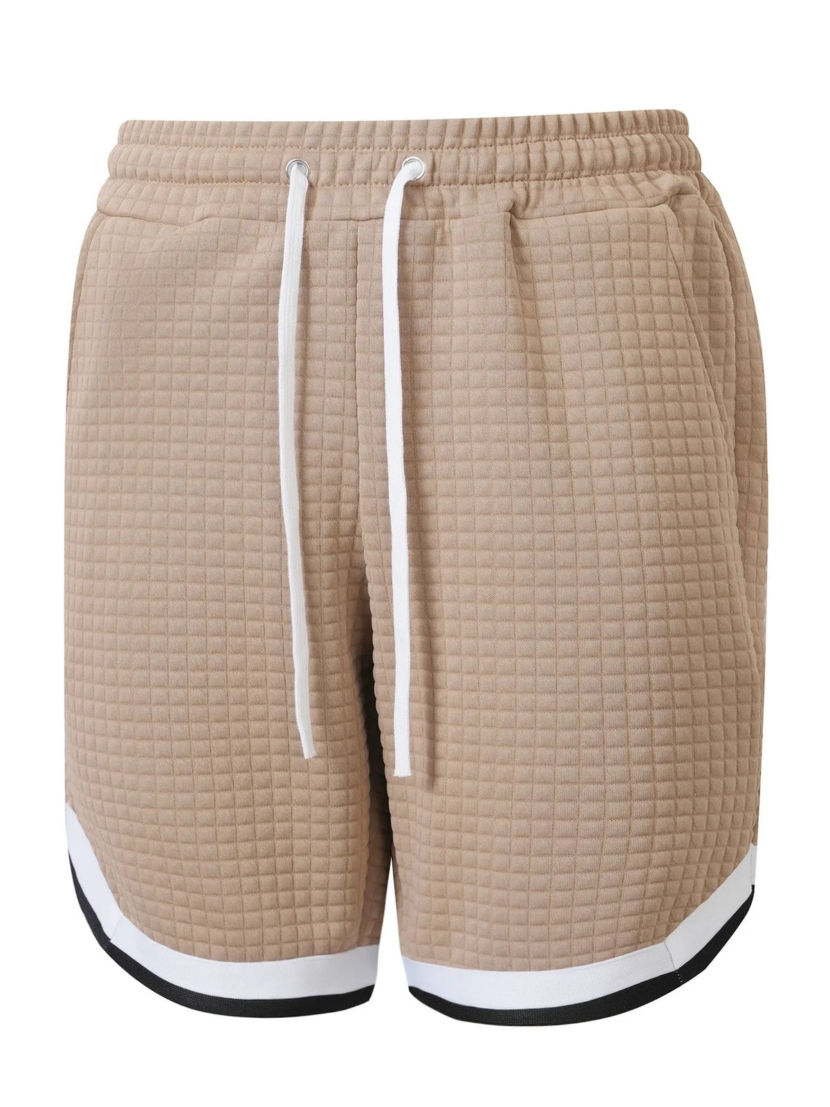 Men's Fashion Sports Shorts Casual Vacation Waffle Weave Shorts Casual Breathable Athletic Shorts Comfortable Breathable Garment