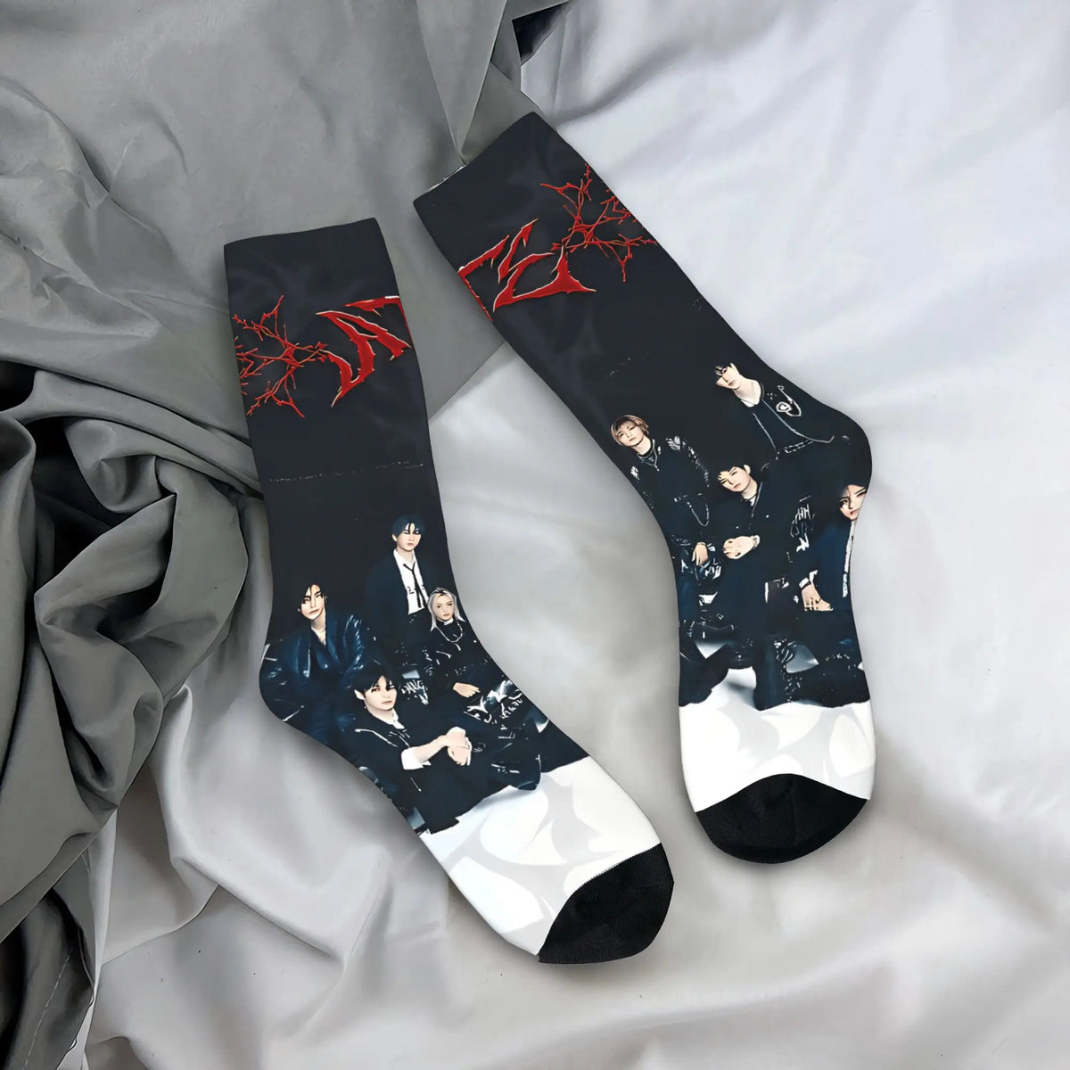 Stockings for Kids  Design Gothic Socks Autumn Socks KPOP S-Strays Band Hyunjin  Felix Bang Chan Men Outdoor Quality Socks