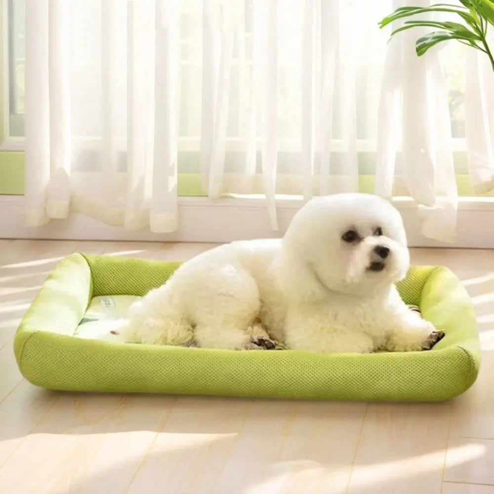 Pet Supplies Square Cooling Puppy Bed Breathable Soft Pet Cooling Mat Wear-resistant Waterproof Dog Sleeping Pad Indoor/Outdoor
