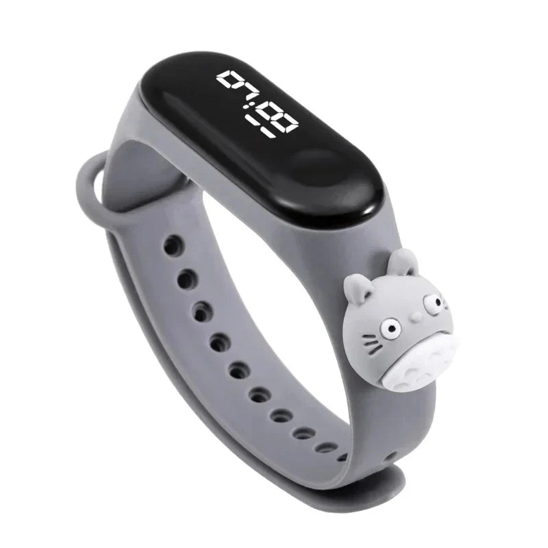 Fashion Children Watches For Boys Girls Electronic Bracelet Sports Touch LED Cartoon Doll Kids Watch Women Waterproof Clock