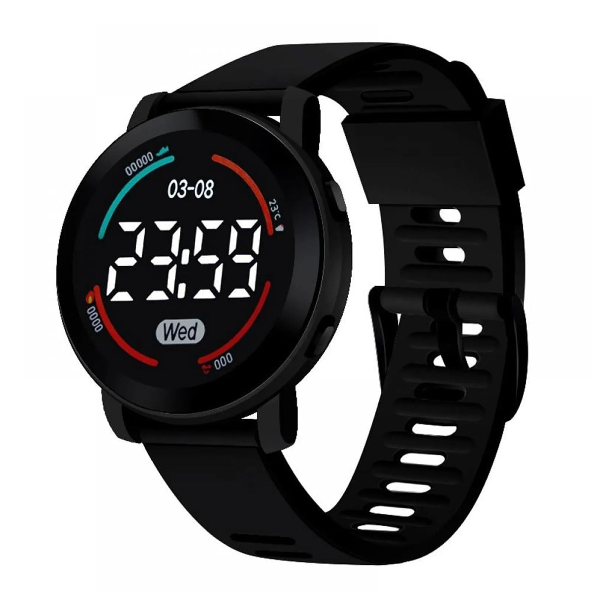 Children'S Watch Suitable For Students' Outdoor Electronic Watches Screen Watch Display Time Month