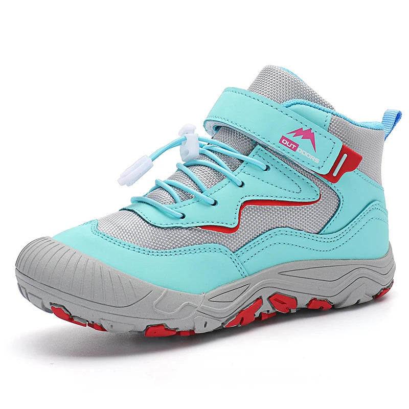 Kids Hiking Boots Toddler Girls Boys Hiking Shoes  Anti-Collision Non-Slip Athletic Outdoor Trekking Boots