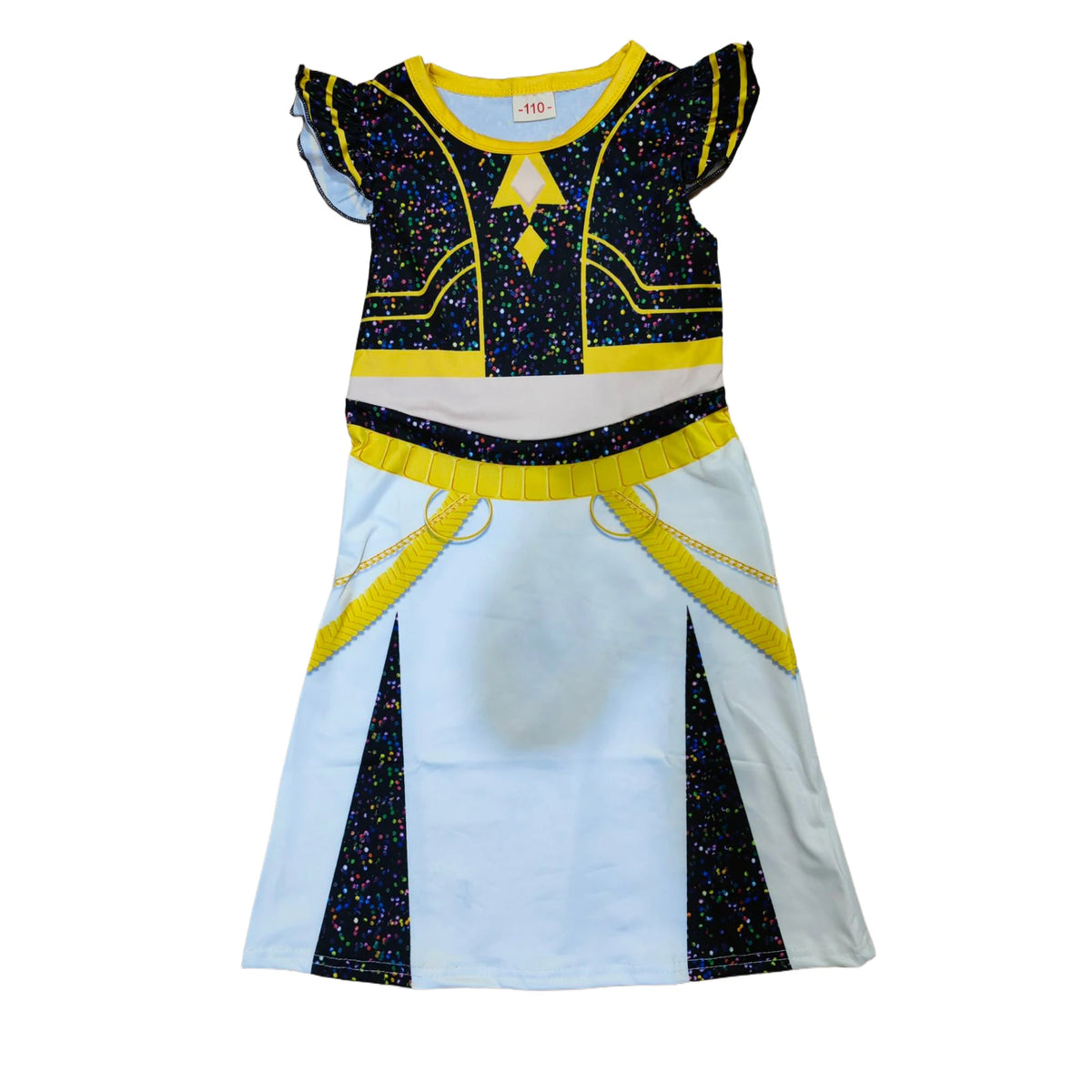 Kids Anime Cosplay Costume Golden Costume Dress Girls Singer Idol Group Perform Stage Show Halloween Birthday Party Fancy Dress